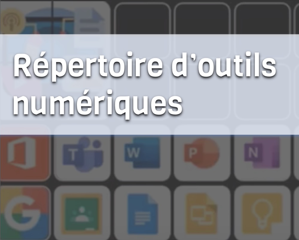 Répertoire d'outils numériques