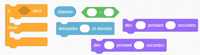 Blocs à assembler pour 