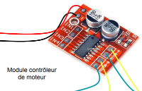 Raccordements du contrôleur de moteur