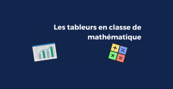 Image de cours - Tableurs en classe de mathématique