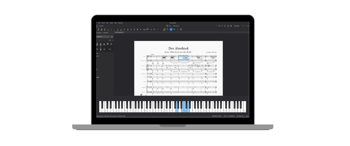 Image de cours -  Créer en musique · Notation musicale · Musescore 4 · 2023