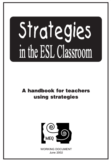 cover page of document: Strategies in the ESL Classroom