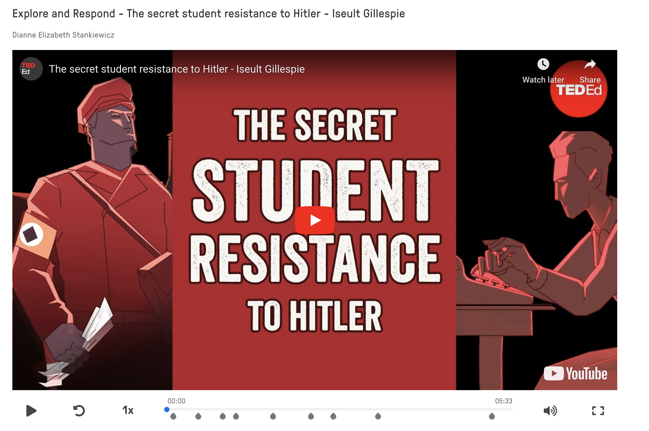 Explore and Respond - Edpuzzle image