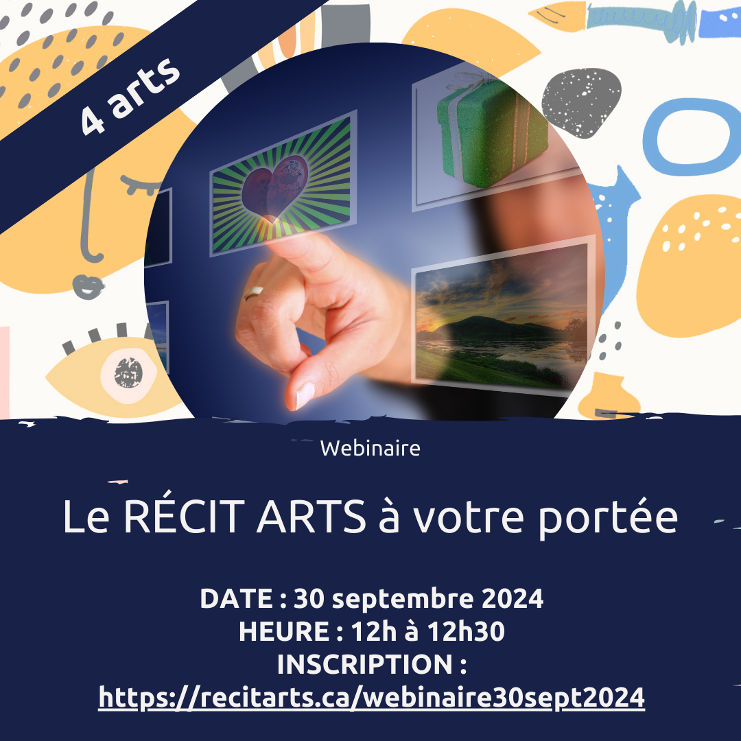 Image de cours - Webinaire en arts - ajouter un titre