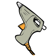 Pistolet à colle chaude