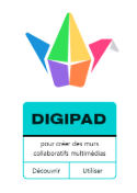 digipad and padlet logos