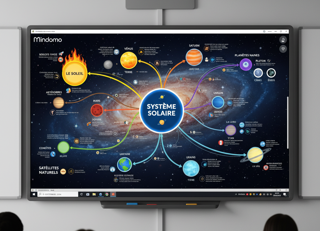 Carte conceptuelle - Image générée par l'IA
