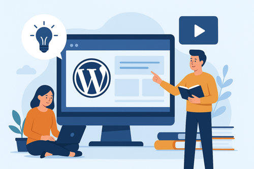 Infographie de l'atelier Wordpress