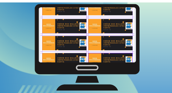 Image de cours - Midi multimédia Créer des billets imprimables avec Canva