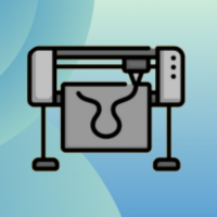 Logo d'une découpe vinyle