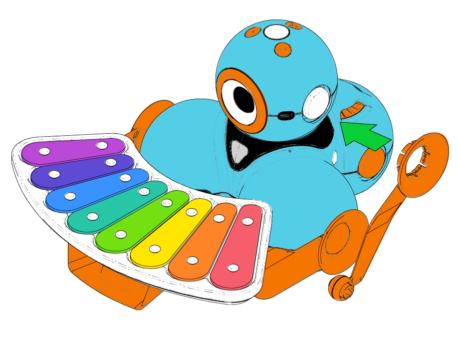 Dash avec le xylophone