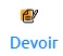 L'icone de l'activité Devoir