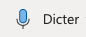 Icône de la dictée dans Microsoft Word